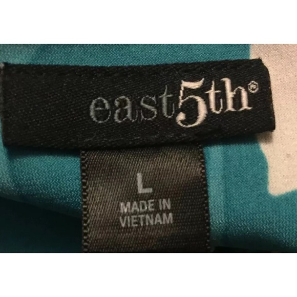 Women’s Large floral sleeveless East 5th dress - Picture 4 of 5